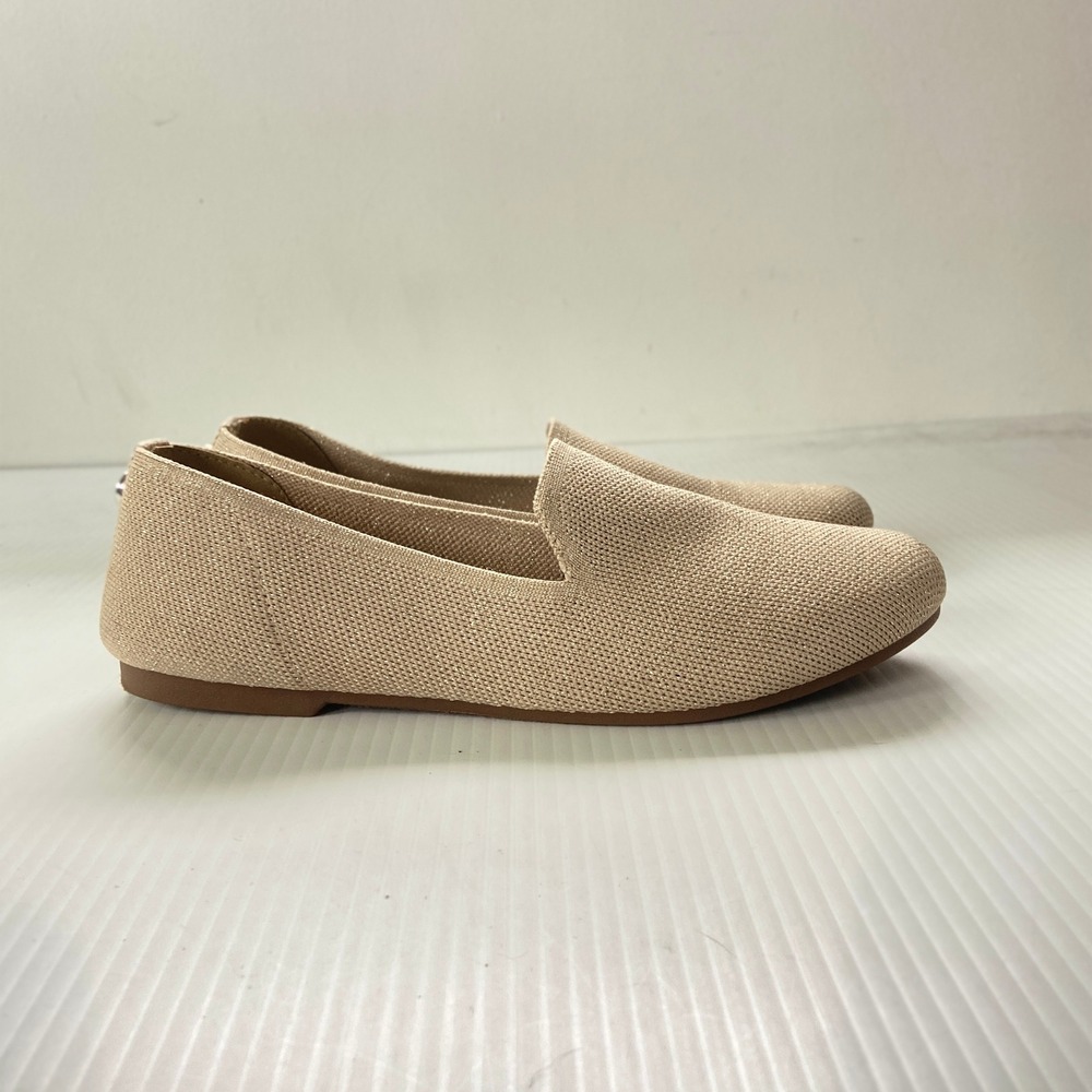 Steve Madden Beige Knit Loafers